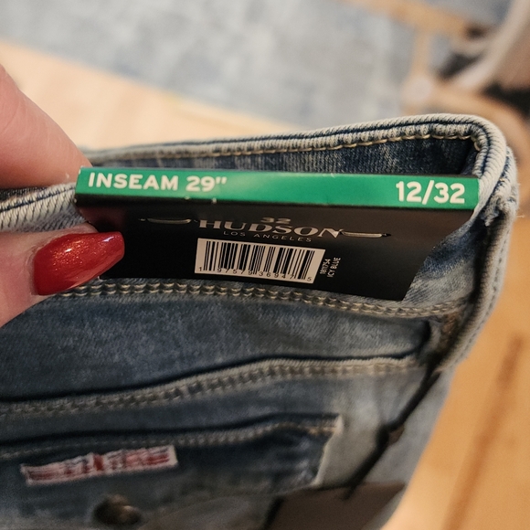 NWT Hudson Jeans Flap Pocket Stretch Denim Jeans Women's Size 12 28" Inseam - Picture 12 of 16